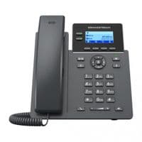 Grandstream GRP2602G, Carrier-Grade IP Phones, 2 lines, 4 SIP accounts, Dual 10/100/1000 Mbsps Ethernet ports, PoE, HD audio (With PSU)