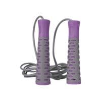 Скакалка PowerPlay 4206 Cіро-фіолетова (PP_4206_Grey/Violet)