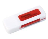 Card Reader внешний Merlion CRD-5RD, M2/microSD/SDHC, Red