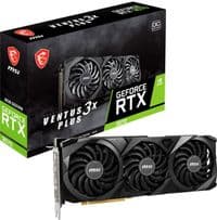 Видеокарта GeForce RTX 3070, MSI, VENTUS 3X PLUS OC (Limited Hash Rate), 8Gb GDDR6, 256-bit, HDMI/3xDP, 1755/14000 MHz, 2x8-pin (RTX 3070 VENTUS 3X PLUS