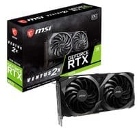 Предварительный просмотр GeForce RTX 3070, MSI, VENTUS 2X, 8Gb GDDR6, 256-бит, HDMI/3xDP, 1725/14000 МГц, 2x8-контактный (RTX 3070 VENTUS 2X 8G) Refurbished