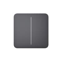 Умный выключатель Ajax SoloButton 2-gang/Графит (SoloButton 2-gang/Graphite)