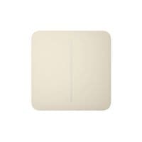 Умный выключатель Ajax SoloButton 2-gang/Слон.кость (SoloButton 2-gang/Ivory)