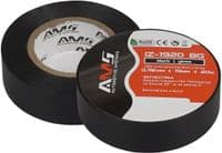 Ізоляційна стрічка AMS 0,115*19мм*20м glossy black PVC IZ-1920 BG (AMSIZ-1920)