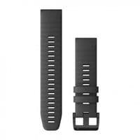 Ремінець до смарт-годинника Garmin fenix 6 solar 22mm QuickFit Slate Gray Silicone (010-12863-22)