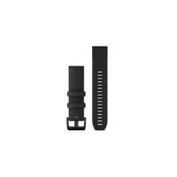 Ремінець до смарт-годинника Garmin QuickFit 22 Watch Bands, Black with Black Stainless Steel Hardware (010-12901-00)