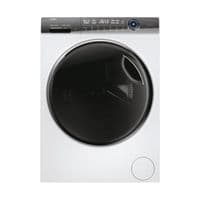 Стиральная машина Haier фронтальная, 9кг, 1400, A+++, 44см, дисплей, пара, инвертор, черный люк, прямой привод, белый