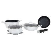Набор посуды Gimex Cookware Set induction 7 предметов White (6977221)