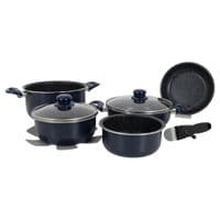 Набор посуды Gimex Cookware Set induction 8 предметов Dark Blue (6977228)