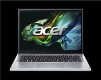Ноутбук Acer Aspire 3 Spin 14 A3SP14-31PT 14" WUXGA IPS Touch, Intel i3-N305, 8GB, F256GB, UMA, Lin, серебристый