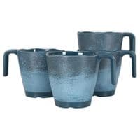 Набор туристической посуды Gimex чашки кемпинговые Mug Stone 4 Pieces 4 Person Dark Blue (6917120)
