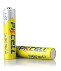 Аккумулятор PKCELL 1.2V AAA 1000mAh NiMH Rechargeable Battery, 2 штуки в блистере цена за блистер, Q12 / 144