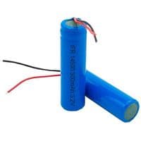 Литий-железо-фосфатный аккумулятор 14500 Lifepo4 Vipow IFR14500 TipTop, 500mAh, 3.2V, Blue Q50 / 500