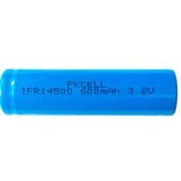 Литий-железо-фосфатный аккумулятор 14500 Lifepo4 Vipow IFR14500 TipTop, 600mAh, 3.2V, Blue Q50 / 500