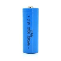 Литий-железо-фосфатный аккумулятор 18500 Lifepo4 Vipow IFR18500 TipTop, 1000mAh, 3.2V, Blue Q50 / 500