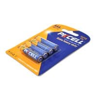 Батарейка солевая PKCELL 1.5V AAA / R03, 4 штуки в блистере цена за блистер, Q12 / 144