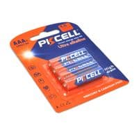 Батарейка щелочная PKCELL 1.5V AAA / LR03, 4 штуки в блистере, Q12 / 144