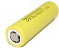Аккумулятор 18650 Li-Ion LG LGDBFIE41865 (LG HE4), 2500mAh, 20A, 4.2 / 3.6 / 2.5V, желтые