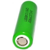 Аккумулятор 18650 Li-Ion LG INR18650MJ1 (LG MJ1), 3500mAh, 10A, 4.2 / 3.65 / 2.5V, GREEN, 2 шт в упаковке, цена за 1 шт