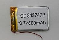 Литий-полимерный аккумулятор 3.4*37*47mm (Li-ion 3.7В 800мА&amp;middot;ч)