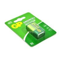 Батарейка солевая GP Greencell GP1604GLF-2UE1, 9V, крона, 10 (100шт.) х10(10шт.) х1 блистер цена за 1шт