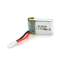 Аккумулятор 6,5*17*23P 25C, 3.7V (200mAh), 2 контакта