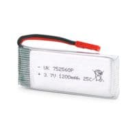 Аккумулятор 7,5*25*60P 25C, 3.7V (1200mAh), 2 контакта