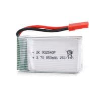 Аккумулятор 9*25*40P 25C, 3.7V (850mAh), 2 контакта