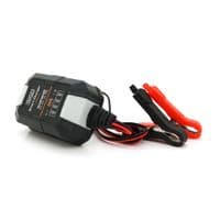 Автомобильное зарядное устройство MERLION-BYGD 6V / 12V 1А, c индикацией, AC 220V-240V, DC 12V / 1.5A + крокодиллы
