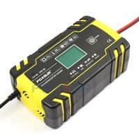 Автоматическое ЗУ для аккумулятора 12V / 24V (MF,WET,AGM,GEL), FBC122408D, 100-240V, DC 13.8 / 27.6V, Ток заряда 12V / 8A 24V / 4A, LCD, крокодилы в комплекте