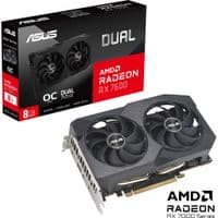 Видеокарта AMD Radeon RX 7600 8GB GDDR6 Dual V2 OC Asus (DUAL-RX7600-O8G-V2)