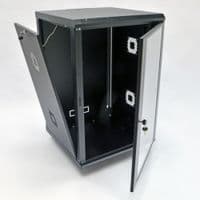 Шафа 18U, 600х600х907 мм (Ш*Г*В), акрилове скло, чорна