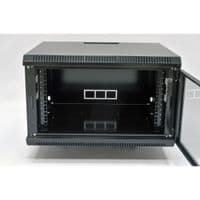 Шафа 6U, 600х500х373 мм (Ш*Г*В), акрилове скло, чорна