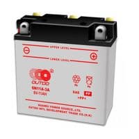 Мотоаккумулятор AGM OUTDO 6N11A-3A, 6V 11Ah (120 х 60 х 130), White, Q8
