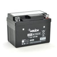 Мотоаккумулятор Merlion MC- YTX4L-BS, Black Case, 12V 4.0 Ah (114*70*89), Q10
