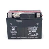 Мотоаккумулятор AGM OUTDO UTX4L-BS, 12V 3Ah (113 х 70 х 85), Black, Q8