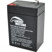 Аккумуляторная батарея EnergyMustang EM-640 AGM 6V 4Ah (70 x 48 x 101) 0.66 kg Q20 / 2000