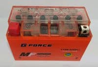 Мотоаккумулятор G-Force YT9B-4 (GEL), 12V 9 Ah (105 х 70 х 150), Q20