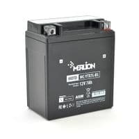 Мотоаккумулятор Merlion MC- YTX7L-BS, Black Case, 12V 7.0Ah (114*71*131), Q10