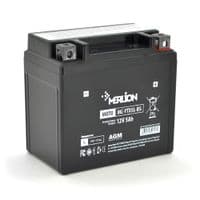 Мотоаккумулятор Merlion MC- YТХ5L-BS, Black Case, 12V 5.0Ah (114*70*109), Q10