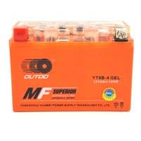 Мотоаккумулятор OUTDO YT9B-4 GEL, 12V 8Ah (150 х 70 х 105), Orange, Q8