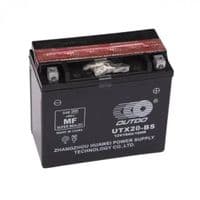 Мотоаккумулятор AGM OUTDO UTX20-BS, 12V 18Ah (175 х 87 х 155), Black, Q3