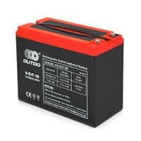 Тяговая аккумуляторная батарея AGM OUTDO 6-DZM-38 (EVF-38), 12V 38Ah, ( 223 х 105 х 174 ), Q1