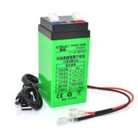 Аккумуляторная батарея литиевая QSuo 4V 4A с элементами Li-ion 18650 (47X47X100)