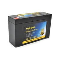 Аккумуляторная батарея литиевая Vipow 12 V 8Ah с элементами Li-ion 18650 со встроенной ВМS платой, (3S4P) (151х50х94(100))мм, Q20
