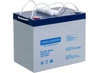 Тяговая аккумуляторная батарея Challenger EVG-12-75 Gel, 12V 75Ah, под клему F11(M6), ( 260 х 169 х 211 ), Q1