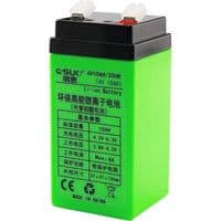 Аккумуляторная батарея литиевая QSuo 4V 10A с элементами Li-ion 18650 (47X47X100)