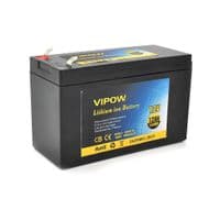 Аккумуляторная батарея литиевая Vipow 12 V 12Ah с элементами Li-ion 18650 со встроенной ВМS платой, (3S6P) (151х65х94(100))мм, Q20
