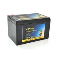 Аккумуляторная батарея литиевая Vipow 12 V 18Ah с элементами Li-ion 18650 со встроенной ВМS платой, (3S9P) (151х98х95(101))мм