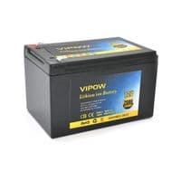 Акумуляторна батарея літієва Vipow 12 V 20Ah з елементами Li-ion 18650 з вбудованою платою ВМS, (3S10P) (151х98х95(101))мм